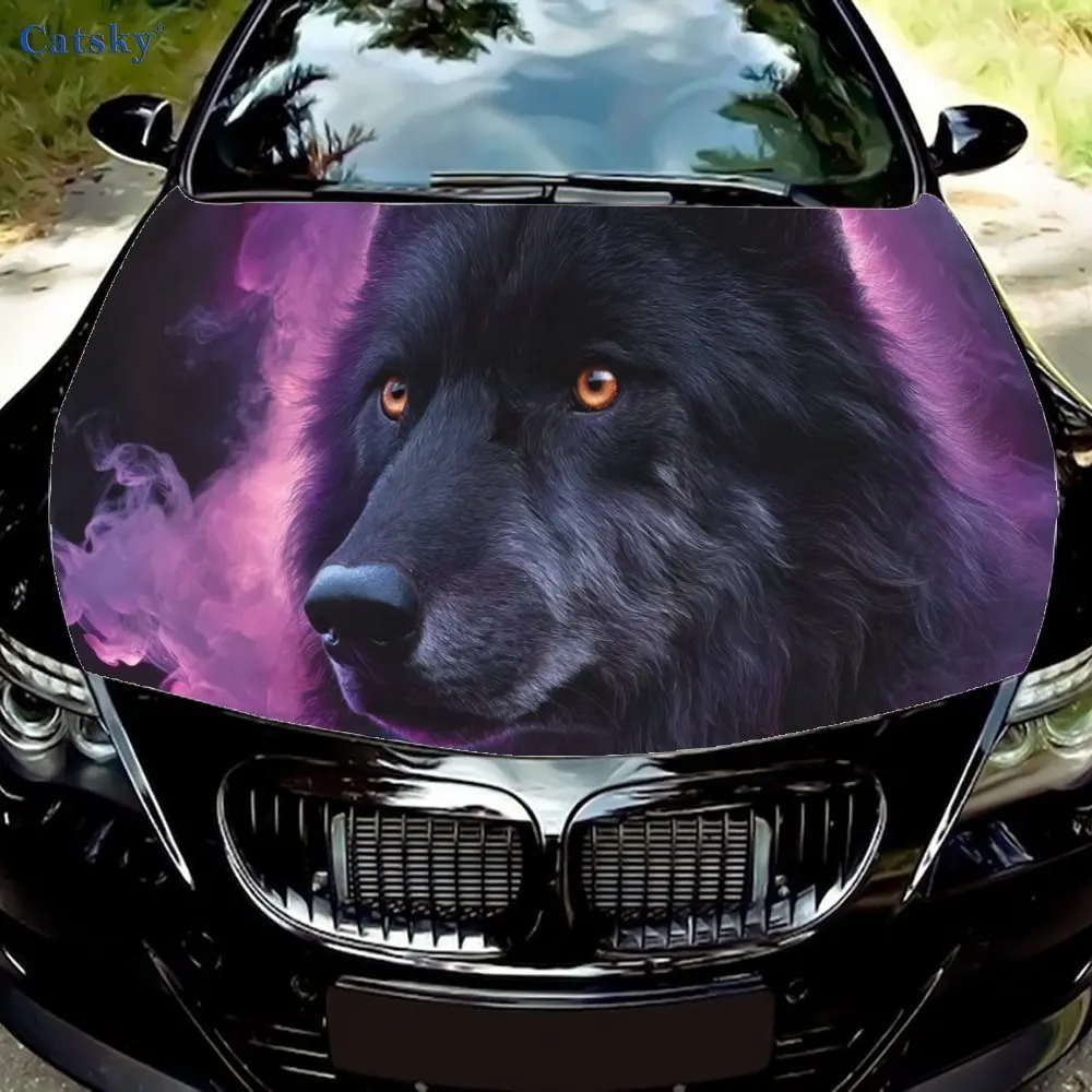 Purple Vibe Wolf Car Hood Sticker PVC Self Waterproof Stick, Striking Auto Exterior Accessories Decor Protect Gift for Car Lover
Purple Vibe Wolf Car Hood Sticker PVC Self Waterproof Stick, Striking Auto Exterior Accessories Decor Protect Gift for Car Lover