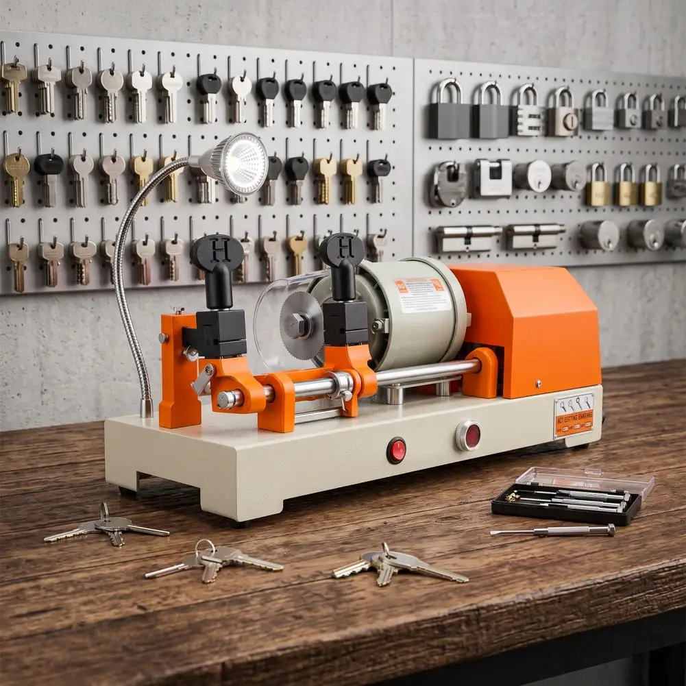 Portable Metal Cutting Tool, Multifunctional Key Cutting Duplicate Equipment, High-Precision Slotting Machine for Locksmiths
Portable Metal Cutting Tool, Multifunctional Key Cutting Duplicate Equipment, High-Precision Slotting Machine for Locksmiths