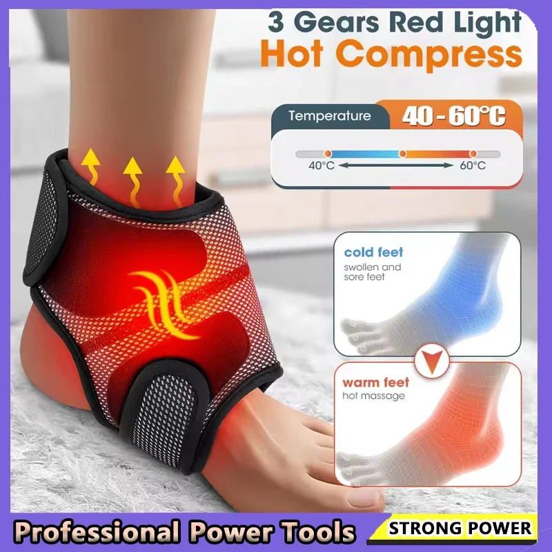 Electric Ankle Foot Massager Vibration Hot Compress Smart Air Pressure Multifunctional Brace Support Relaxation Treatments
Electric Ankle Foot Massager Vibration Hot Compress Smart Air Pressure Multifunctional Brace Support Relaxation Treatments