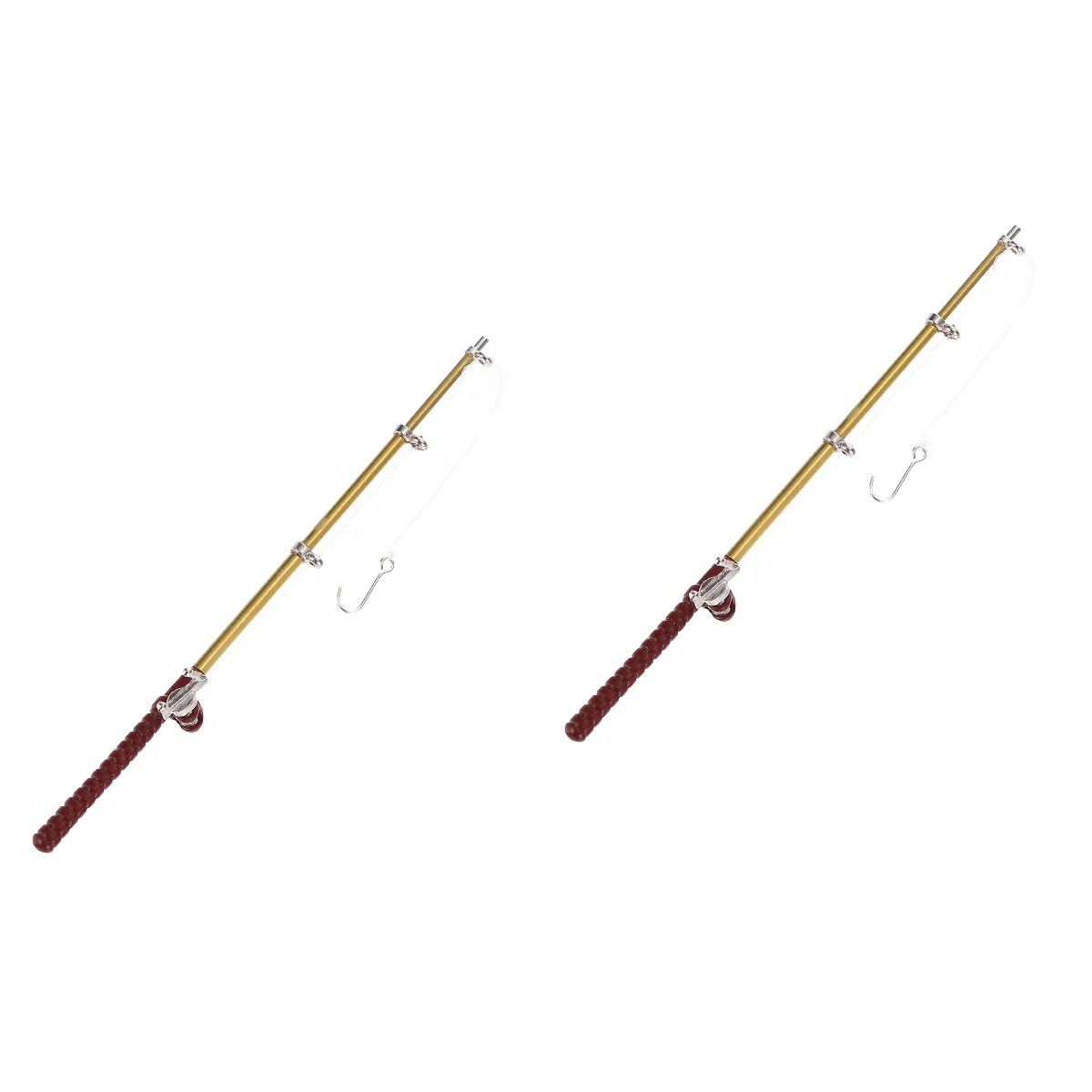 2 PCS Mini Fishing Rod Small Ornament Pole House Supplies Decor Net Kids Toy Model Dollhouse Ornaments Girl Miniature
2 PCS Mini Fishing Rod Small Ornament Pole House Supplies Decor Net Kids Toy Model Dollhouse Ornaments Girl Miniature