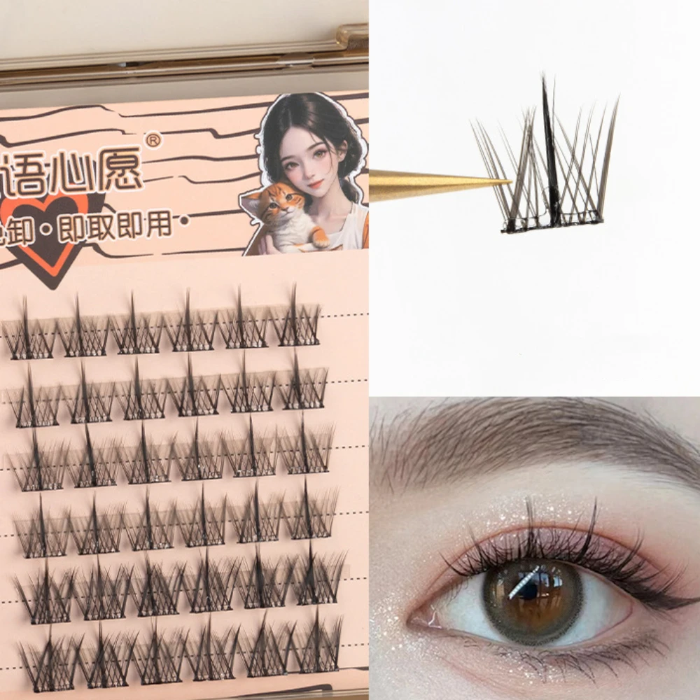 Fashion DIY Self-adhesive Lash Clusters Reusable Wispy Adhesive False Eyelashes Manga Extension Glue Free Fake Lashes Makeup
Fashion DIY Self-adhesive Lash Clusters Reusable Wispy Adhesive False Eyelashes Manga Extension Glue Free Fake Lashes Makeup