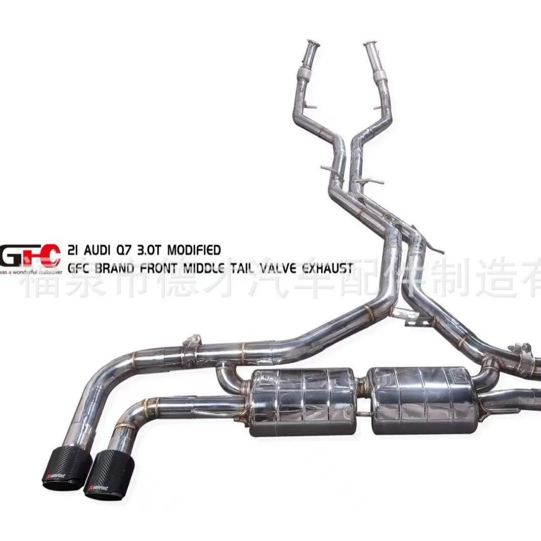 Suitable for 19-24 Audi Q7 3.0T to GFC full-section electronic valve exhaust system exhaust sound wave
Suitable for 19-24 Audi Q7 3.0T to GFC full-section electronic valve exhaust system exhaust sound wave