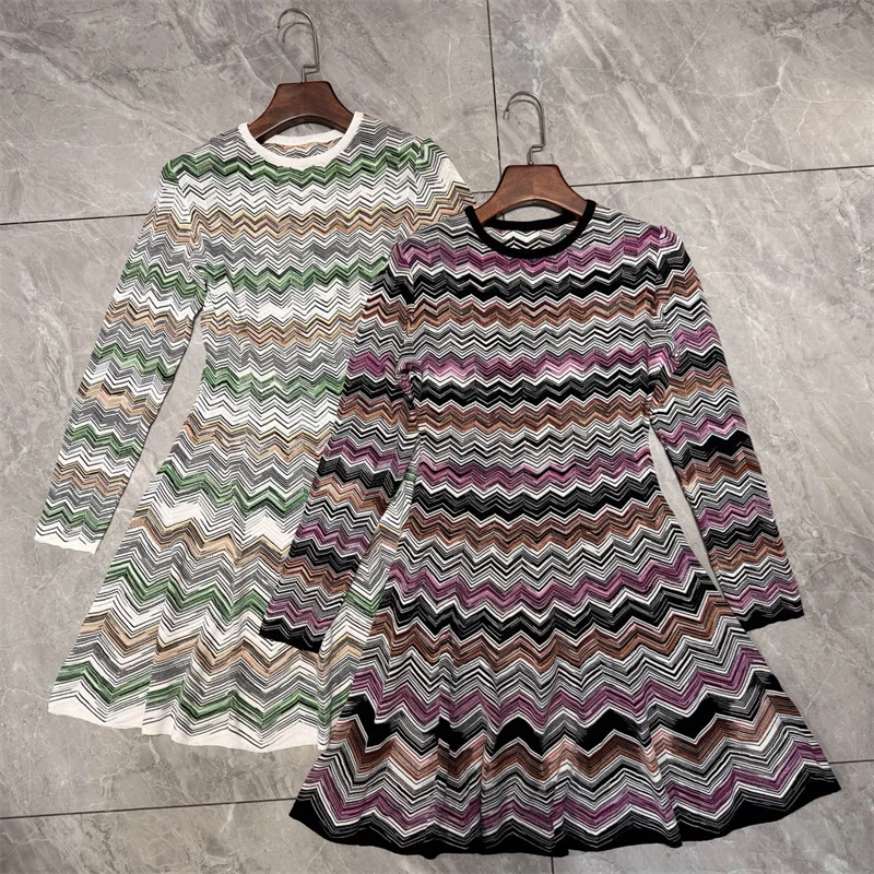 Womens dresses New Elastic knit slim mini dress for autumn 2025 Colorful striped short dresses party dresses hip hugging dress
Womens dresses New Elastic knit slim mini dress for autumn 2025 Colorful striped short dresses party dresses hip hugging dress