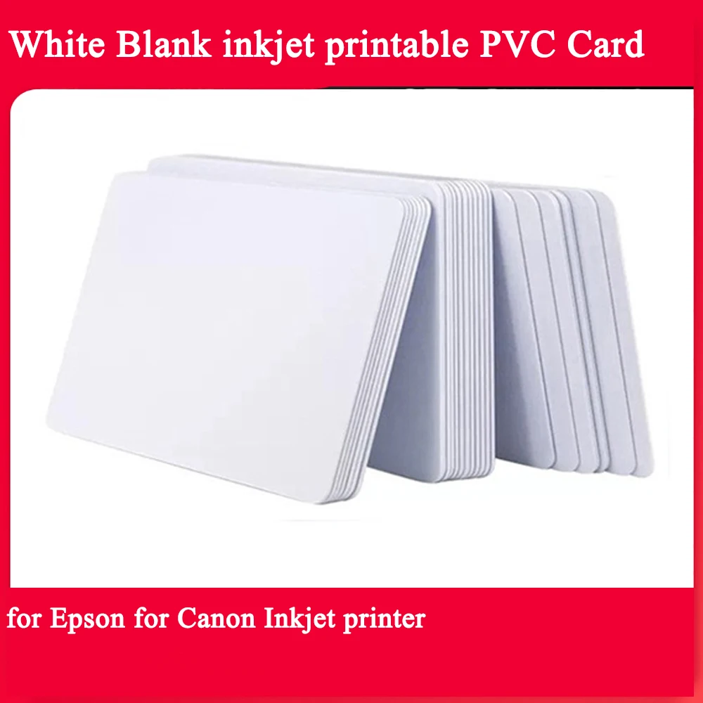 White Blank inkjet printable empty PVC Card Waterproof plast icidentity card business card for Epson for Canon Inkjet printer
White Blank inkjet printable empty PVC Card Waterproof plast icidentity card business card for Epson for Canon Inkjet printer