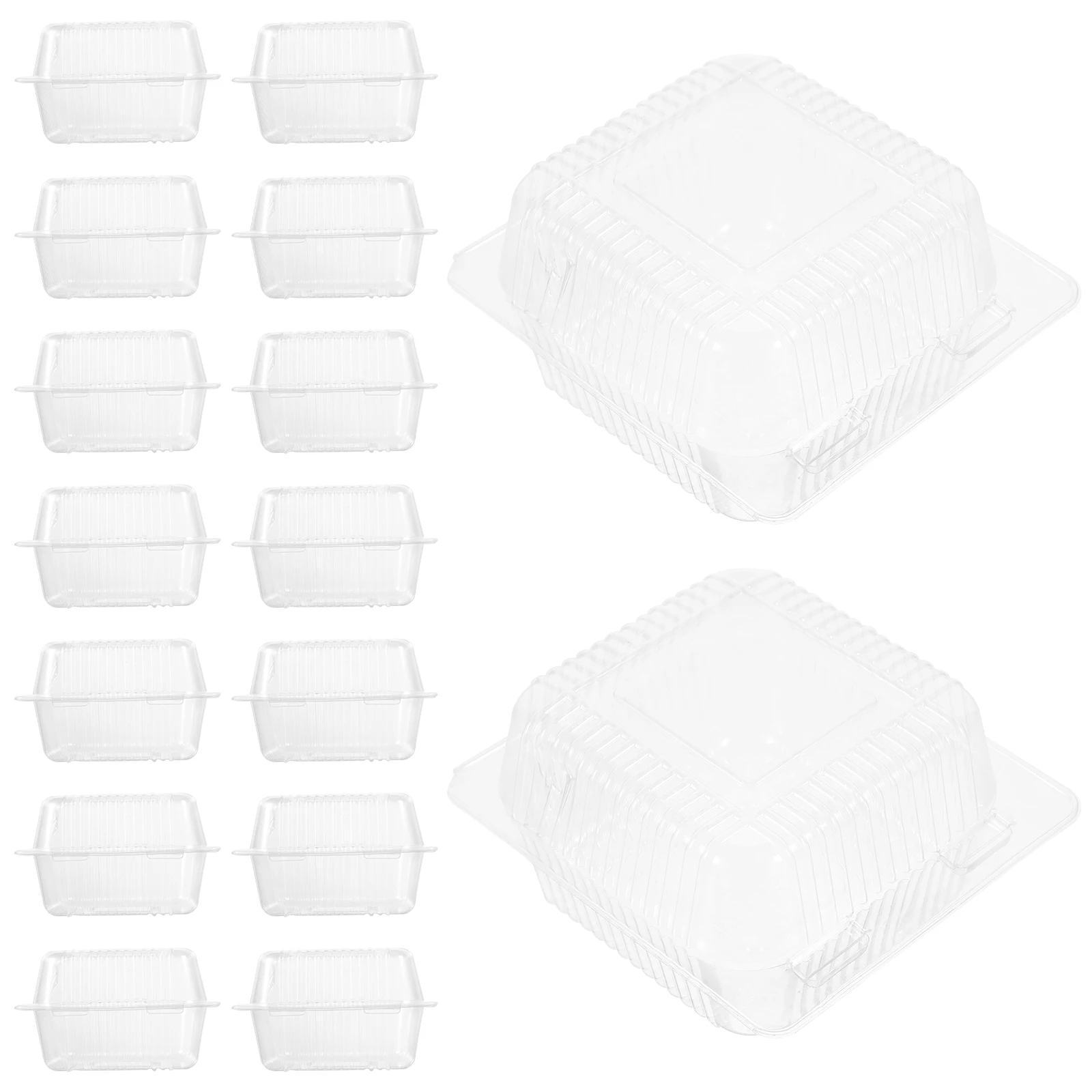 50pcs Clear Baking Boxes Hamburger Packaging Snack Wrapping Takeout Containers Dessert Shop Cake Box Plastic Lightweight
50pcs Clear Baking Boxes Hamburger Packaging Snack Wrapping Takeout Containers Dessert Shop Cake Box Plastic Lightweight