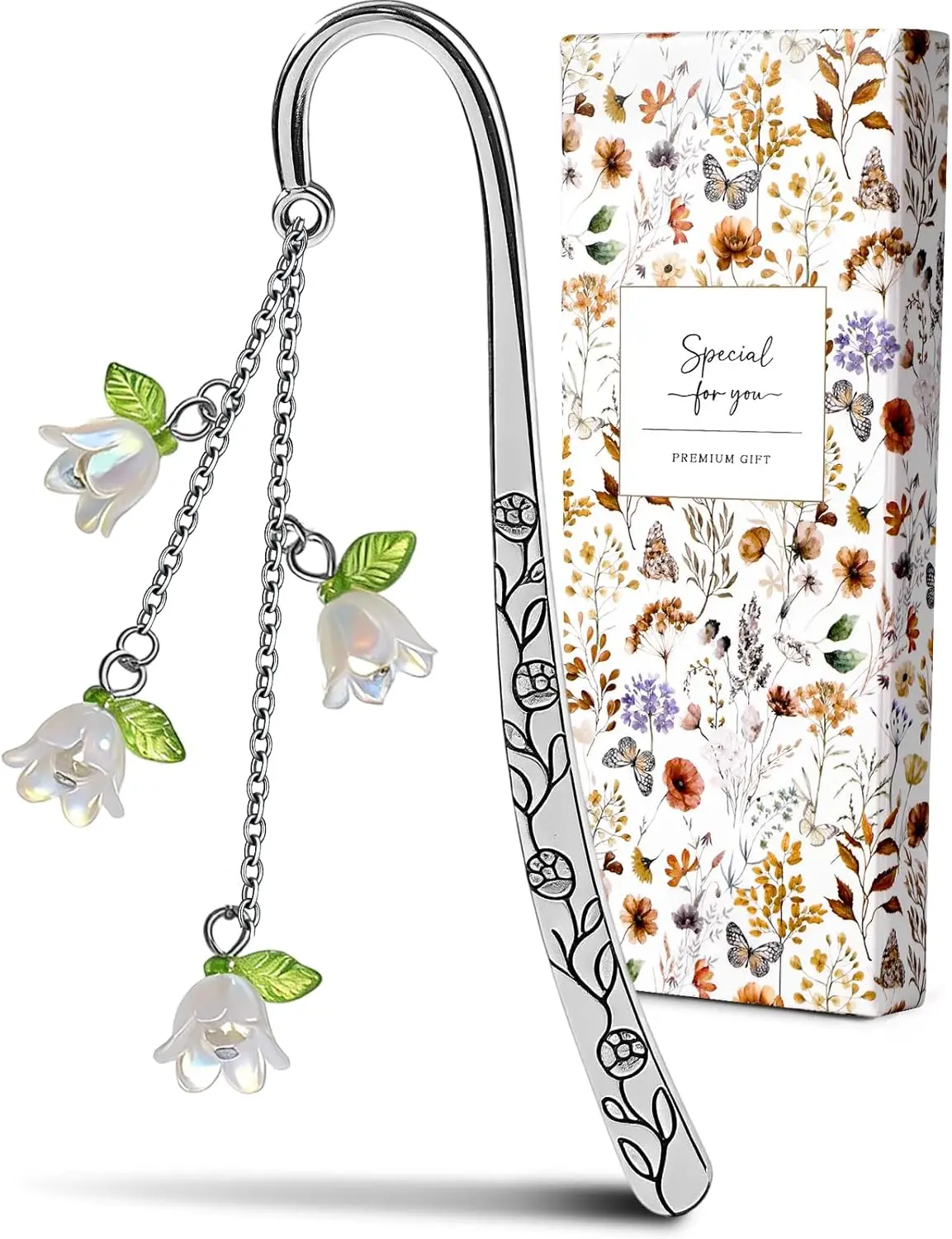 Metal Bookmarks for Women Reading - Cute Lily Floral Bookmark with Tassel Pendant, Aesthetic Book Accessories for Readers
Metal Bookmarks for Women Reading - Cute Lily Floral Bookmark with Tassel Pendant, Aesthetic Book Accessories for Readers