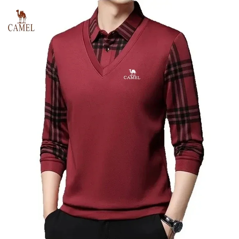 New Men's Embroidered Plush Long Sleeved Lapel Shirt, Autumn and Winter Two-piece Fashionable Casual Multifunctional Top
New Men's Embroidered Plush Long Sleeved Lapel Shirt, Autumn and Winter Two-piece Fashionable Casual Multifunctional Top