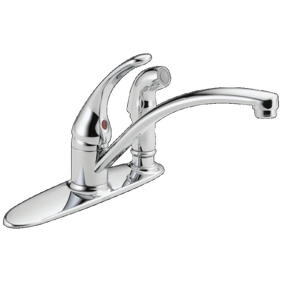 Delta Foundations Single-Handle Kitchen Faucet - B3310LF - Chrome
Delta Foundations Single-Handle Kitchen Faucet - B3310LF - Chrome