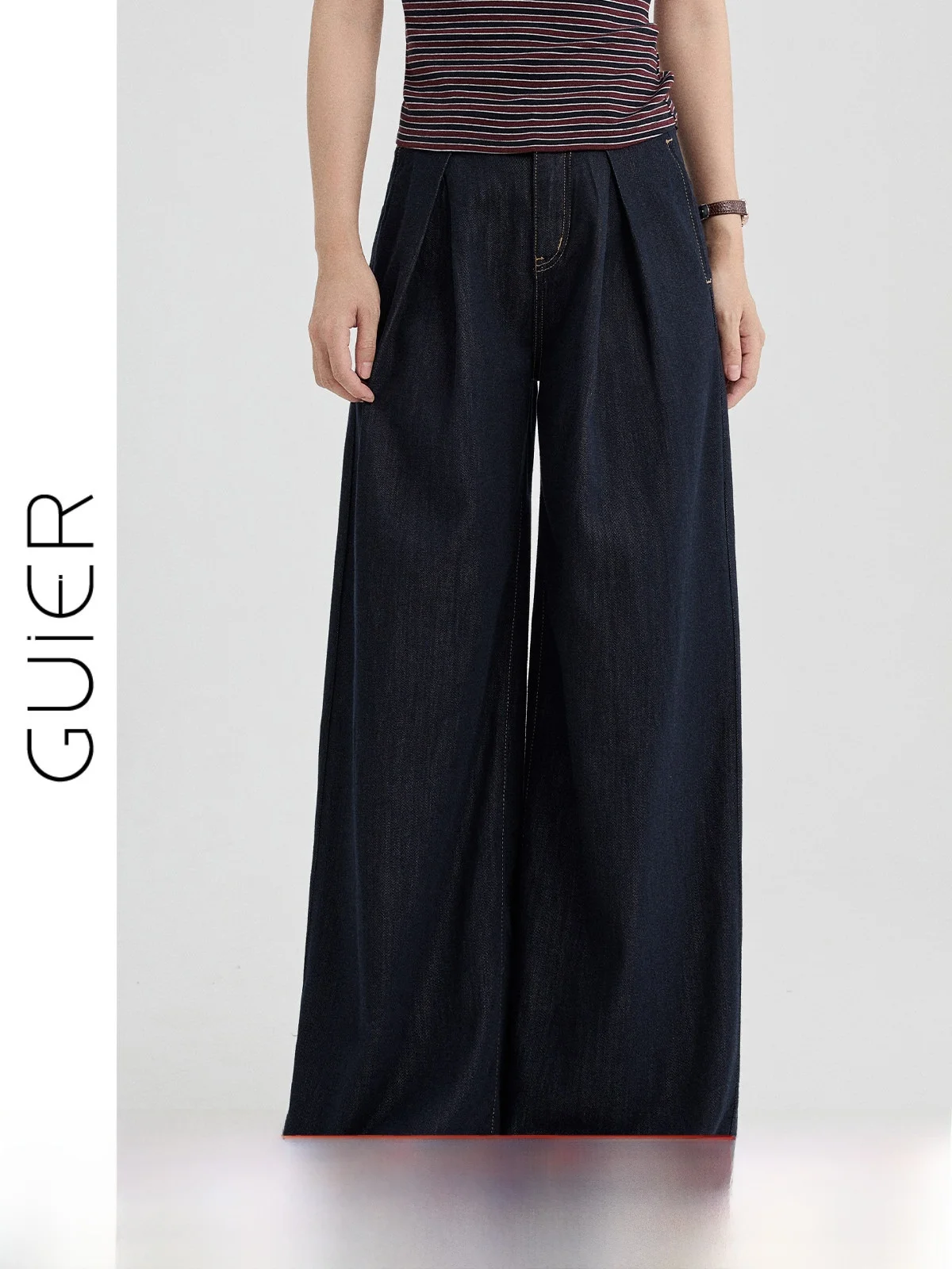 High Waist Wide Leg Denim Jeans Women's Summer New Style Retro Stitching Versatile Slimming Pants Casual Fashionable Ladies
High Waist Wide Leg Denim Jeans Women's Summer New Style Retro Stitching Versatile Slimming Pants Casual Fashionable Ladies