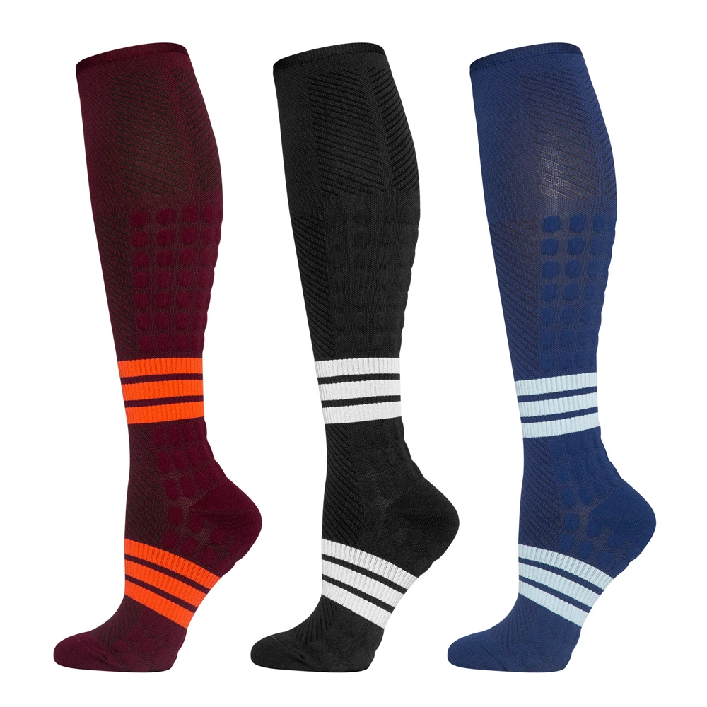 1 Pair High Compression Socks for Women & Men Circulation 20-30 mmHg, Best for Running Athletic Hiking Travel Flight Nurses
1 Pair High Compression Socks for Women & Men Circulation 20-30 mmHg, Best for Running Athletic Hiking Travel Flight Nurses