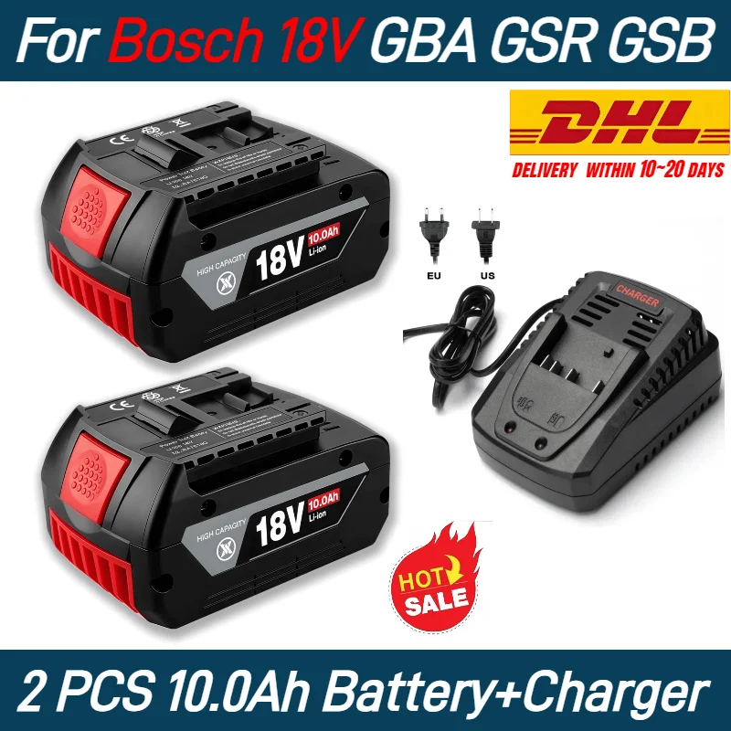 18V 10.0Ah Battery Original for Bosch 18V Professional GBA GBH GSR GSB BAT618 BAT609 BAT620✅ Replacement For Bosch battery
18V 10.0Ah Battery Original for Bosch 18V Professional GBA GBH GSR GSB BAT618 BAT609 BAT620✅ Replacement For Bosch battery