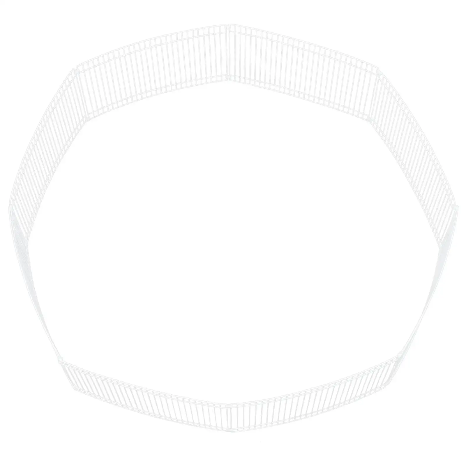 8 Pieces 23x35cm White Small Pets Fence Panels Indoor Safety Foldable Metal Dog Gate Durable Hamsters Enclosure Playpen
8 Pieces 23x35cm White Small Pets Fence Panels Indoor Safety Foldable Metal Dog Gate Durable Hamsters Enclosure Playpen