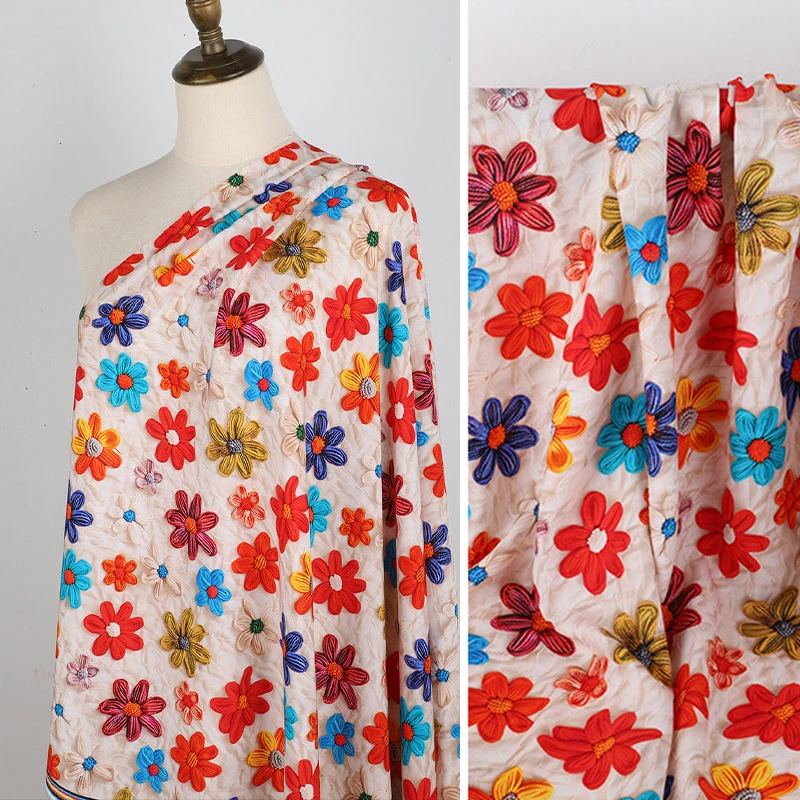 3D Printed Flower Rayon Fabric By The Meter for Clothing Pajamas Dresses Short-Sleeved Pants Diy Sewing Cloth Soft Summer Cloth
3D Printed Flower Rayon Fabric By The Meter for Clothing Pajamas Dresses Short-Sleeved Pants Diy Sewing Cloth Soft Summer Cloth