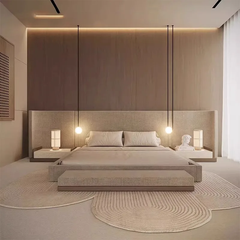 European Aesthetics Bed Modern Headboard Luxury Frame Create Twin Bed Master Bedroom Confortable Design Cama De Casal Furniture
European Aesthetics Bed Modern Headboard Luxury Frame Create Twin Bed Master Bedroom Confortable Design Cama De Casal Furniture