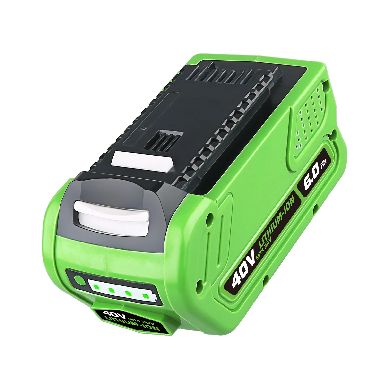 6.0Ah Lithium Battery Is Suitable for 40V Greenworks Battery Tools 29462 29252 20202 22262 25312 25322 20642 22272 27062 21242 Compatible with Greenworks 40V Power Tool Battery
6.0Ah Lithium Battery Is Suitable for 40V Greenworks Battery Tools 29462 29252 20202 22262 25312 25322 20642 22272 27062 21242 Compatible with Greenworks 40V Power Tool Battery