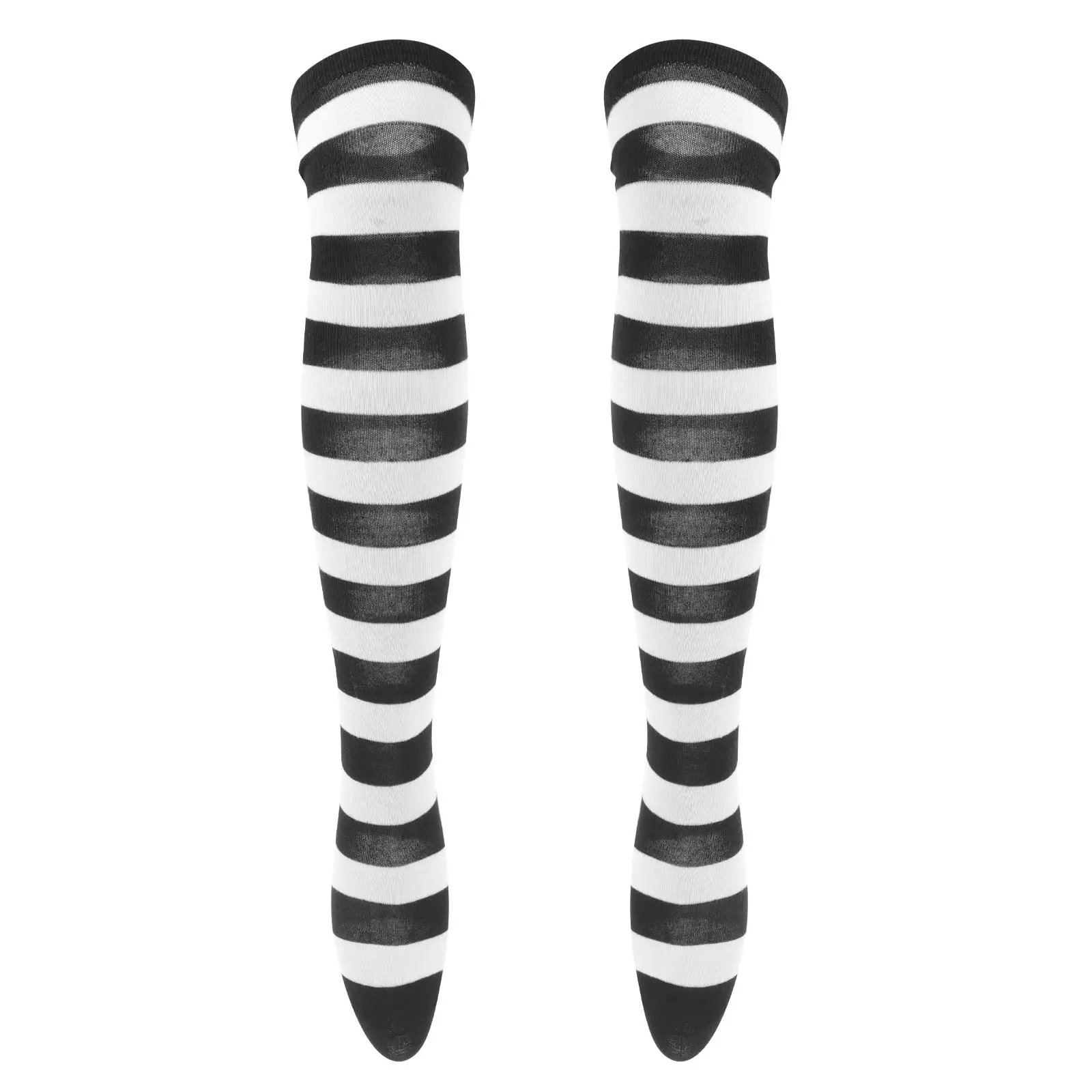 Black White Striped Thigh High Stockings Women Wide Striped Over The Knee Socks Over Knee Socks Durable
Black White Striped Thigh High Stockings Women Wide Striped Over The Knee Socks Over Knee Socks Durable