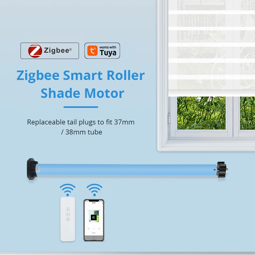 Умный мотор Zigbee Roller Shade для трубки 37/38 мм, встроенный аккумулятор емкостью 2600 мАч, работает с управлением Tuya Homekit через концентратор M1/M6 Matter Hub
Умный мотор Zigbee Roller Shade для трубки 37/38 мм, встроенный аккумулятор емкостью 2600 мАч, работает с управлением Tuya Homekit через концентратор M1/M6 Matter Hub