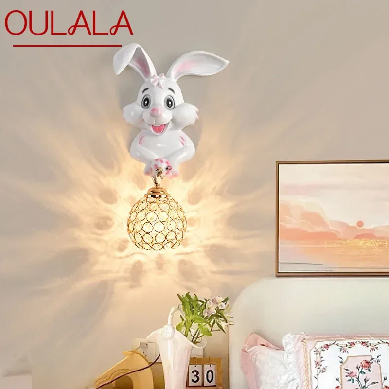 OULALA Contemporary Rabbit Wall Lamp Creative Living Room Bedroom Study Villa Hotel Children's Room Aisle LED Decoration Light
OULALA Contemporary Rabbit Wall Lamp Creative Living Room Bedroom Study Villa Hotel Children's Room Aisle LED Decoration Light
