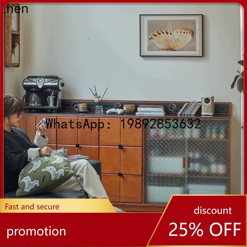 YFY Retro Solid Wood Rock Slab Sideboard Integrated Wall Storage Cabinet Modern Minimalist Living Room Entryway Storage Cabinet
YFY Retro Solid Wood Rock Slab Sideboard Integrated Wall Storage Cabinet Modern Minimalist Living Room Entryway Storage Cabinet