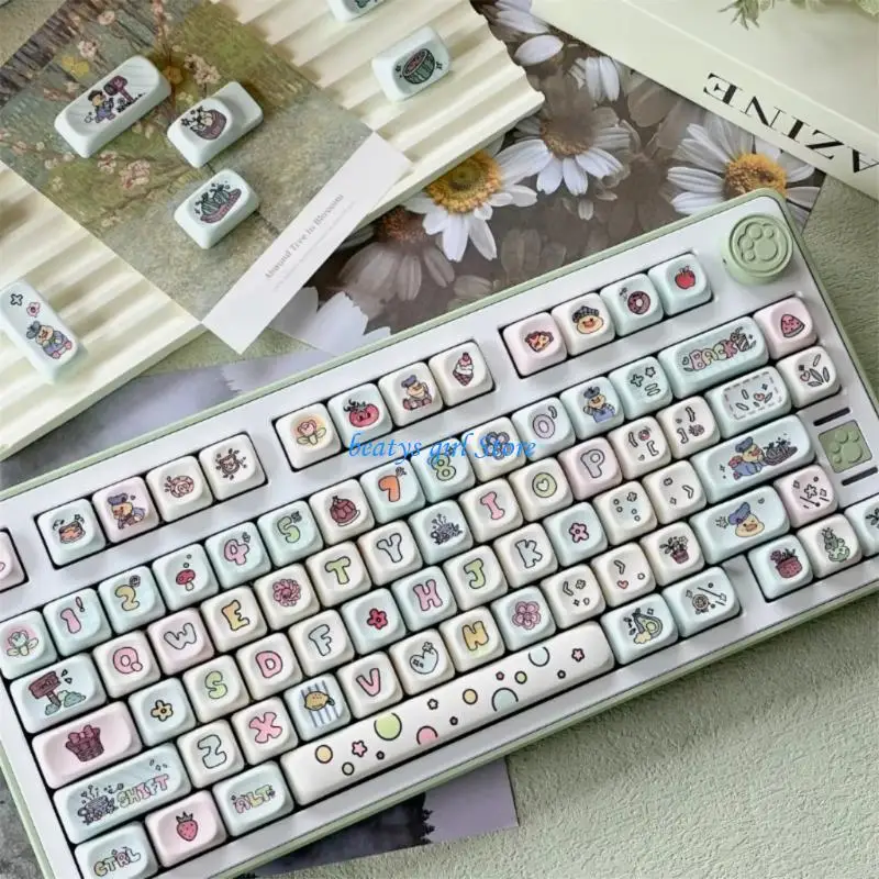 C7AB Fruit Duck Keycaps 134Pcs Dye Sublimated For 60/64/84/98/10 Mechanical Keyboard
C7AB Fruit Duck Keycaps 134Pcs Dye Sublimated For 60/64/84/98/10 Mechanical Keyboard