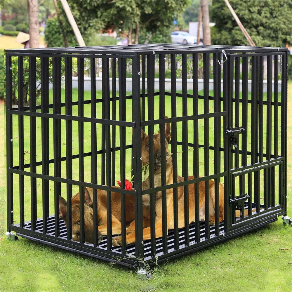 XXL Heavy Duty Pet Dog Cage Strong Metal Crate Kennel Playpen with Wheels &Tray
XXL Heavy Duty Pet Dog Cage Strong Metal Crate Kennel Playpen with Wheels &Tray