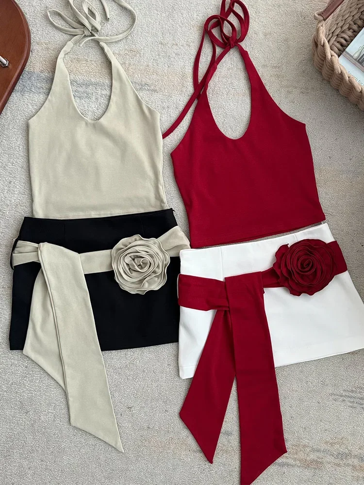 Сексуальная милая эстетичная одежда, комплект из двух предметов с юбкой, шикарный топ с лямкой на шее, без рукавов + юбка трапециевидной формы с запахом на бедрах, кокетка High Street
Сексуальная милая эстетичная одежда, комплект из двух предметов с юбкой, шикарный топ с лямкой на шее, без рукавов + юбка трапециевидной формы с запахом на бедрах, кокетка High Street