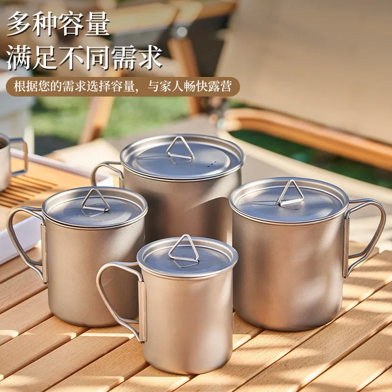 Pure Titanium Outdoor Pure Titanium Water Cup Camping Portable Coffee Cup Home Camping Mug Titanium Alloy Water Cup
Pure Titanium Outdoor Pure Titanium Water Cup Camping Portable Coffee Cup Home Camping Mug Titanium Alloy Water Cup