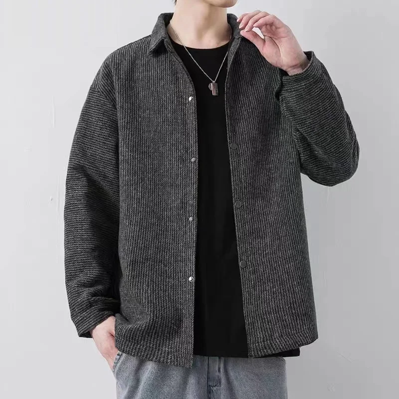 American Sle Casual Loose Long Sve Corduroy irt Men's Wear Spring Autumn Trendy Brand Durable Outerwear
American Sle Casual Loose Long Sve Corduroy irt Men's Wear Spring Autumn Trendy Brand Durable Outerwear