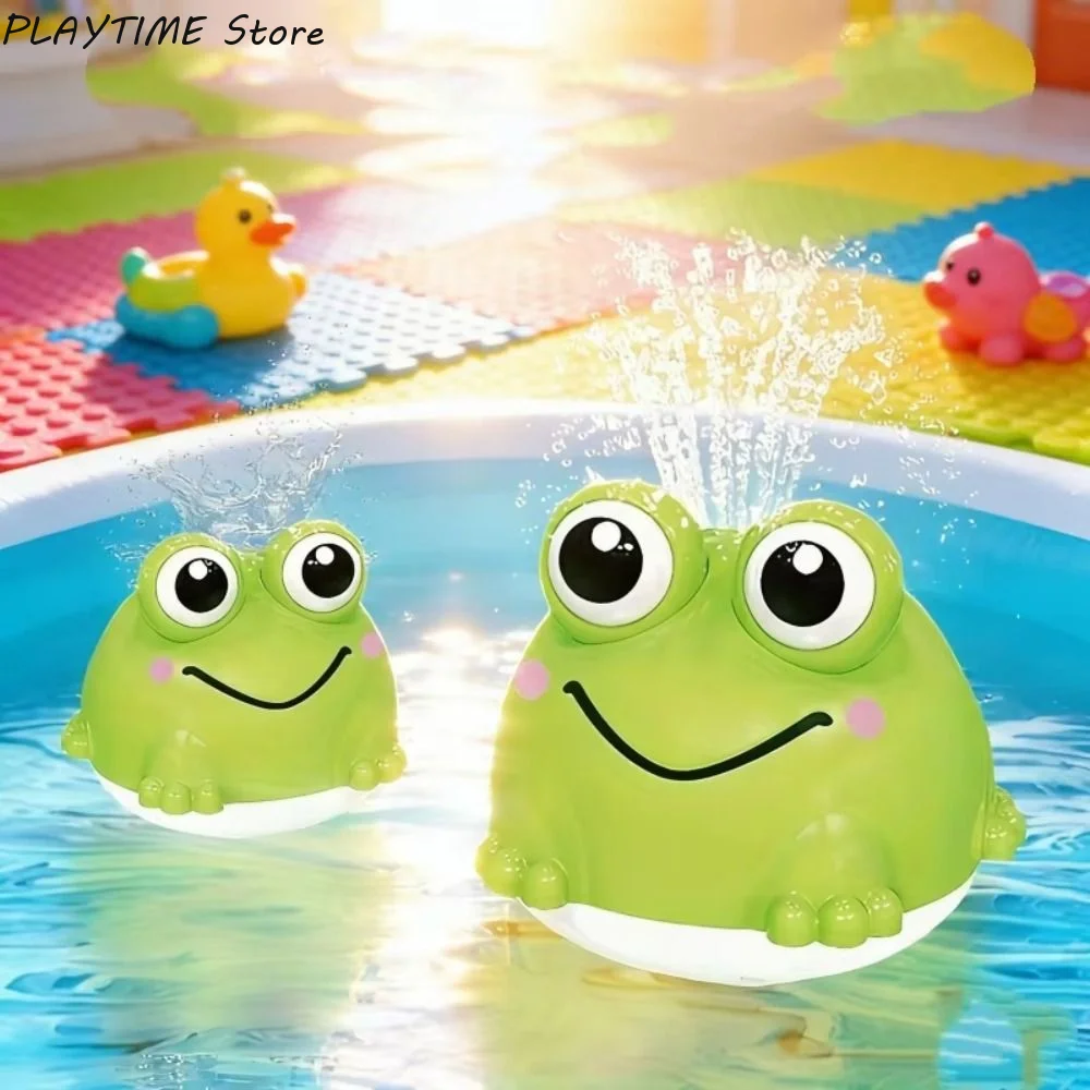 LED Light Frogs Baby Bath Toy Dynamic Light Battery Operated Frog Spray Water Bath Toy Automatic Water Sprayer Spray Frog Toy
LED Light Frogs Baby Bath Toy Dynamic Light Battery Operated Frog Spray Water Bath Toy Automatic Water Sprayer Spray Frog Toy