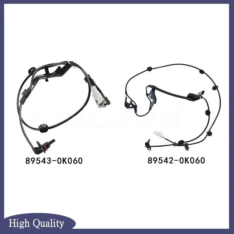 2pcs Front Left & Right ABS Sensor 89543-0k060 89542-0k060 For TOYOTA HILUX VIGO 895430k060 895420k060
2pcs Front Left & Right ABS Sensor 89543-0k060 89542-0k060 For TOYOTA HILUX VIGO 895430k060 895420k060
