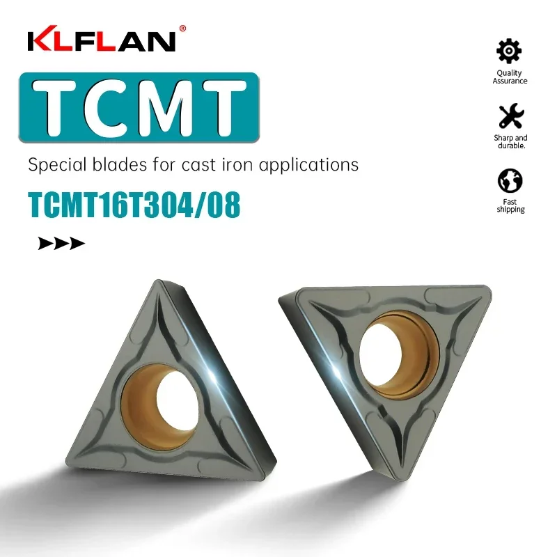 Triangular External Turning Insert, Cast Iron Dedicated Turning Insert TCMT16T304 UC5115 TCMT16T308 UC5115
Triangular External Turning Insert, Cast Iron Dedicated Turning Insert TCMT16T304 UC5115 TCMT16T308 UC5115