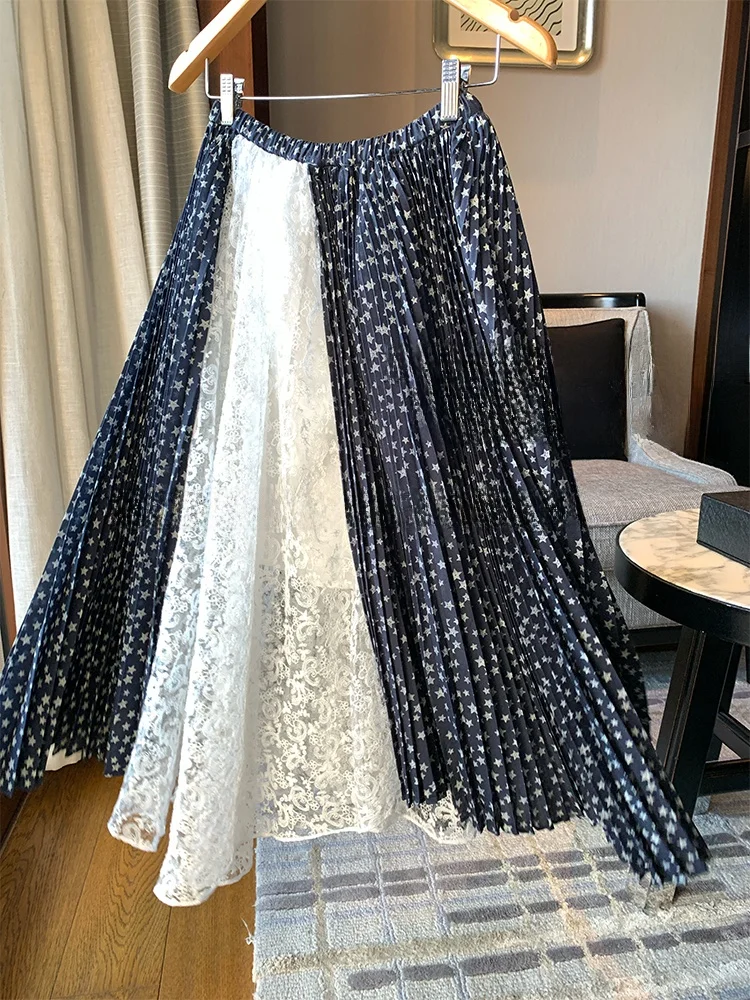 Duch Exclusive Lace Patchwork Asymmetrical f Skirt Floral Embelliment Commute Sle High Waist Midi Skirt Polyester F...
Duch Exclusive Lace Patchwork Asymmetrical f Skirt Floral Embelliment Commute Sle High Waist Midi Skirt Polyester F...