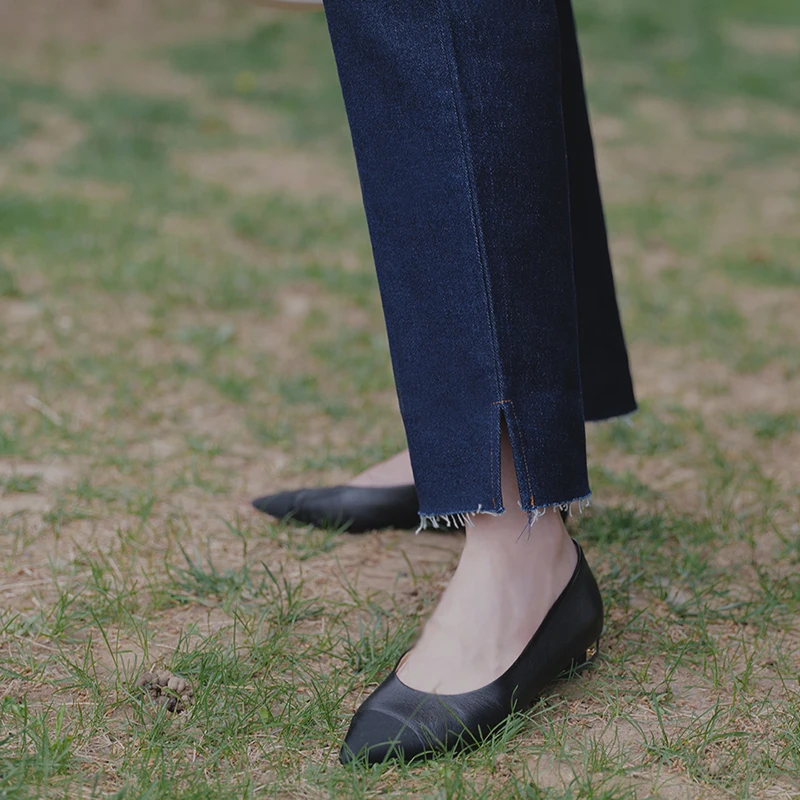 Elastic Long Women's Jeans High Waist Slimming Split Cuffed k Wa Straight Leg l Waist Spring Faion P83
Elastic Long Women's Jeans High Waist Slimming Split Cuffed k Wa Straight Leg l Waist Spring Faion P83