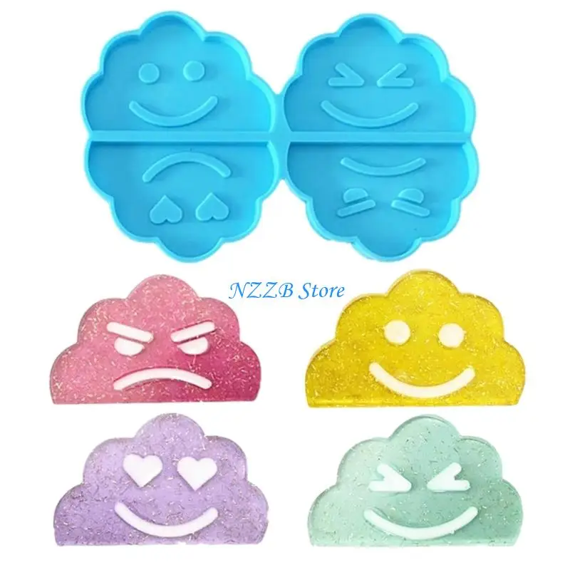 T21F Cloud Mass Keychain Mold Colorful Lovely Kerying Mold Reusable Silicone Mould Convenient DIY Craft Casting Moulds
T21F Cloud Mass Keychain Mold Colorful Lovely Kerying Mold Reusable Silicone Mould Convenient DIY Craft Casting Moulds