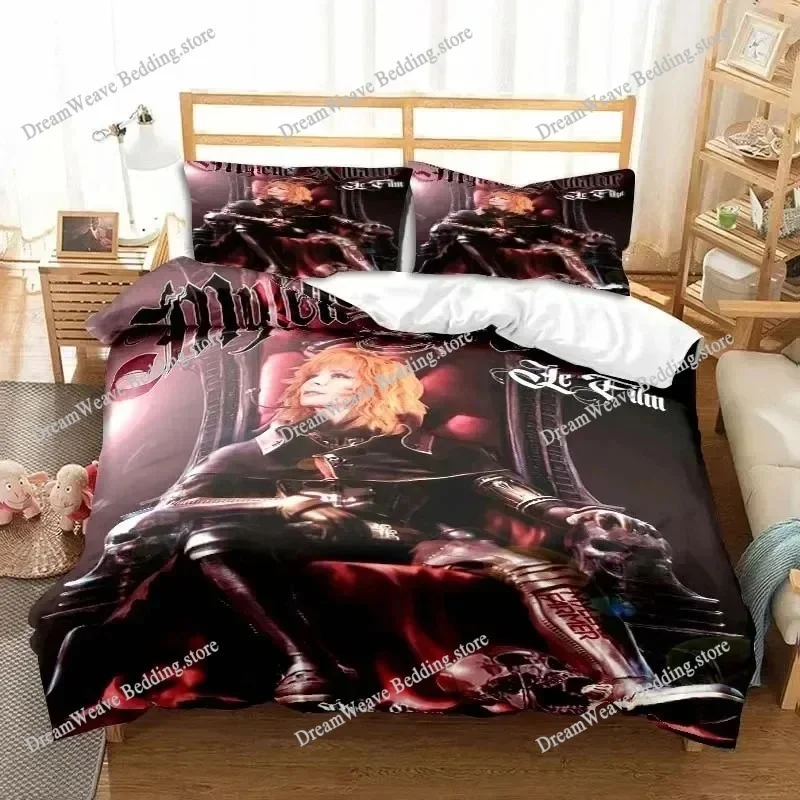 Duvet Cover Pillowcase Mylène Farmer Bedding Set Adult Boys Girls Bedroom Decoration Children Gift Single Double Large Size
Duvet Cover Pillowcase Mylène Farmer Bedding Set Adult Boys Girls Bedroom Decoration Children Gift Single Double Large Size