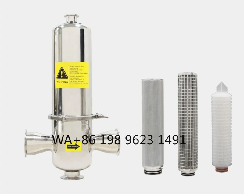 Industrial 304 Stainless Steel Air Cartridge Filter 500L/h Flow Rate for Compressed Air Purification Equipment Replacement
Industrial 304 Stainless Steel Air Cartridge Filter 500L/h Flow Rate for Compressed Air Purification Equipment Replacement