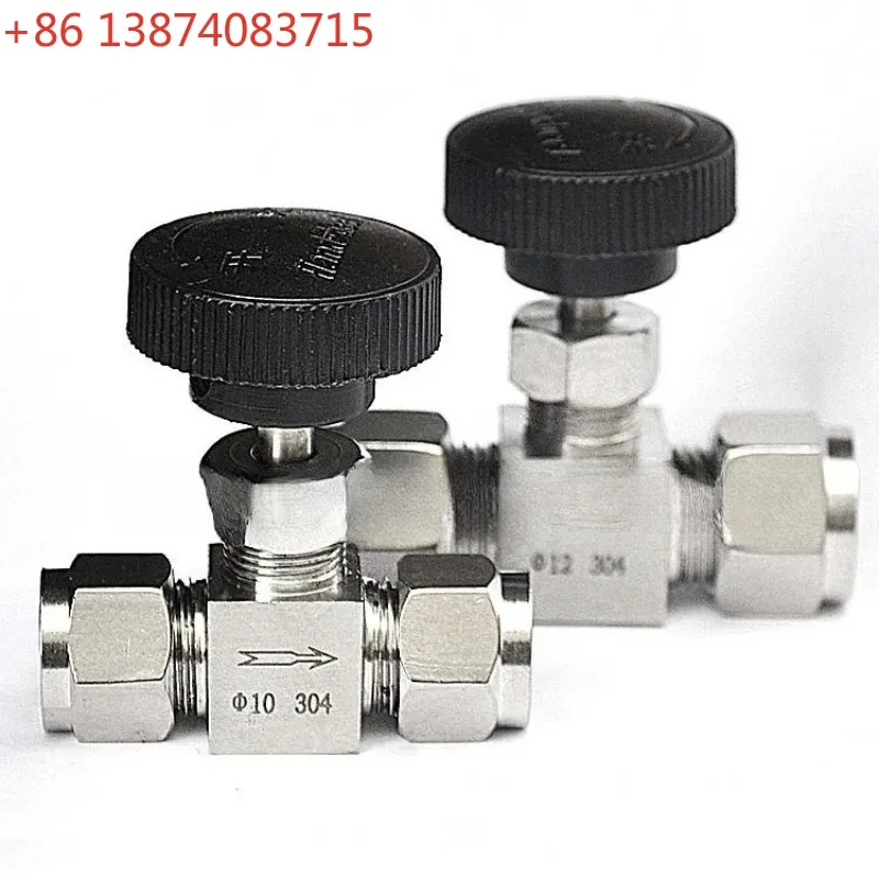 Adjustable needle valve stainless steel SS304 high pressure acid proof straight ferrule tube 2 way needle valve Flow control
Adjustable needle valve stainless steel SS304 high pressure acid proof straight ferrule tube 2 way needle valve Flow control