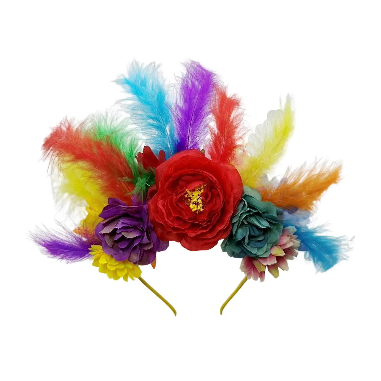 Игривый головной убор с перьями, праздничные аксессуары для волос, цветочная повязка на голову, цветочный головной убор с перьями для карнавала
Игривый головной убор с перьями, праздничные аксессуары для волос, цветочная повязка на голову, цветочный головной убор с перьями для карнавала