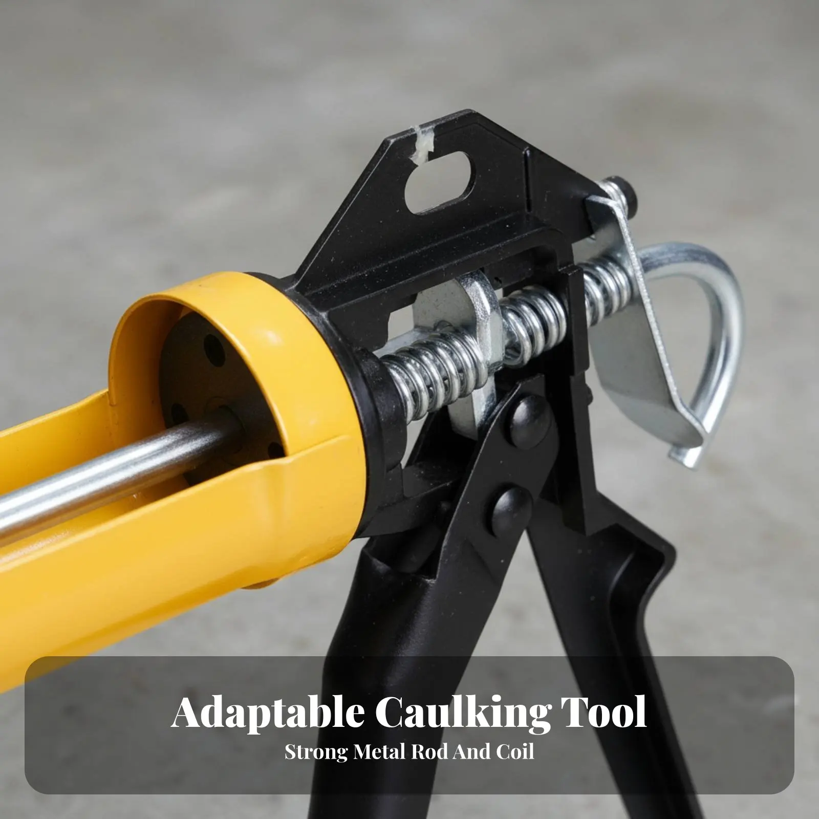 Rotating Caulk Revolving Barrel Caulking Hand Tool Labor-Saving Design Sturdy Duty for DIY Hobbyists, Bathroom, Kitchen
Rotating Caulk Revolving Barrel Caulking Hand Tool Labor-Saving Design Sturdy Duty for DIY Hobbyists, Bathroom, Kitchen