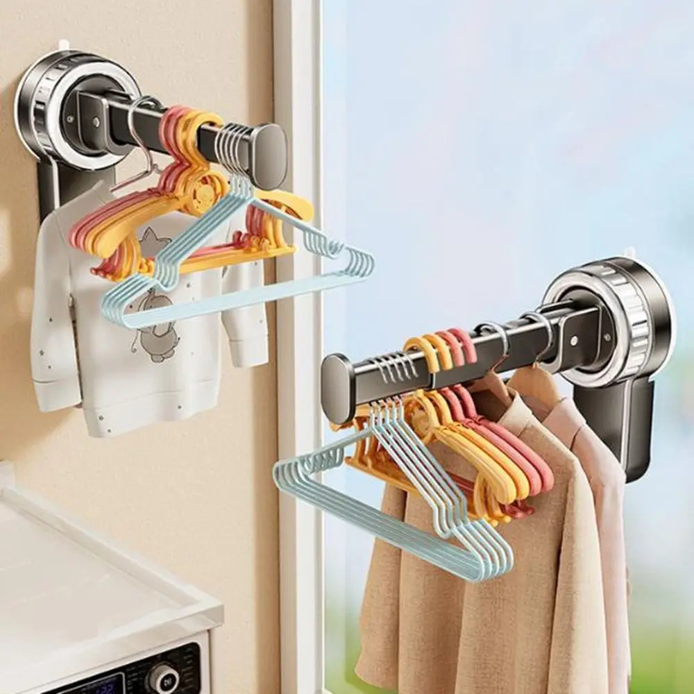 Punch-free Suction Cup Clothes Hanger Expandable Foldable Clothes Drying Rack Space Saving Wall Mounted Balcony Hanging Rack
Punch-free Suction Cup Clothes Hanger Expandable Foldable Clothes Drying Rack Space Saving Wall Mounted Balcony Hanging Rack