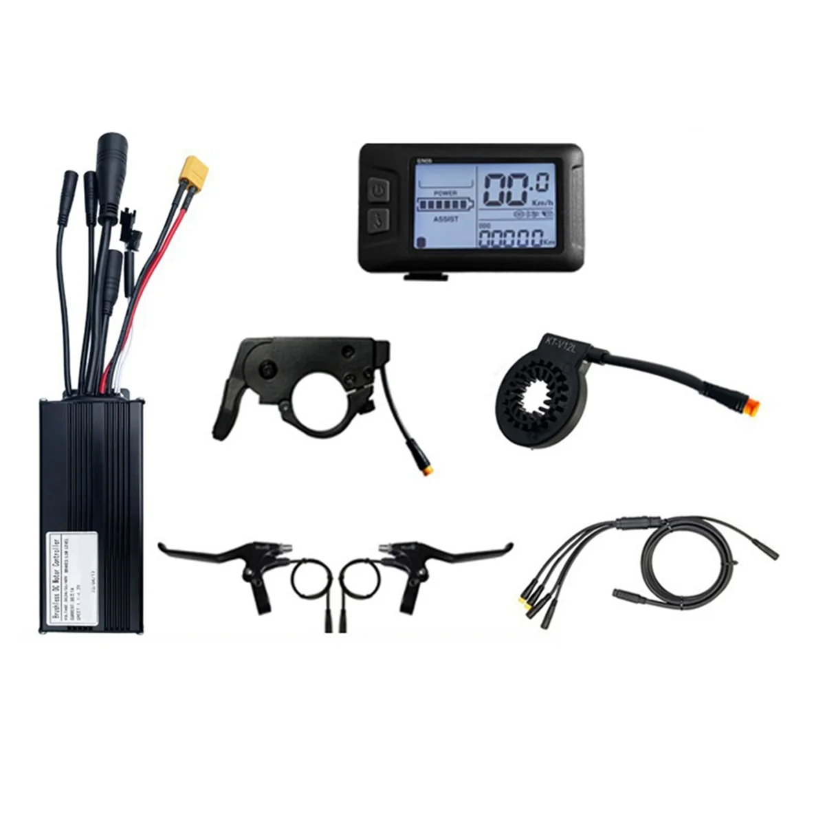 36/48V Bicycle Lithium Battery Modification Accessories 30A 1000W Three-Mode Fully Waterproof Small Kit EN05 LCD Meter
36/48V Bicycle Lithium Battery Modification Accessories 30A 1000W Three-Mode Fully Waterproof Small Kit EN05 LCD Meter