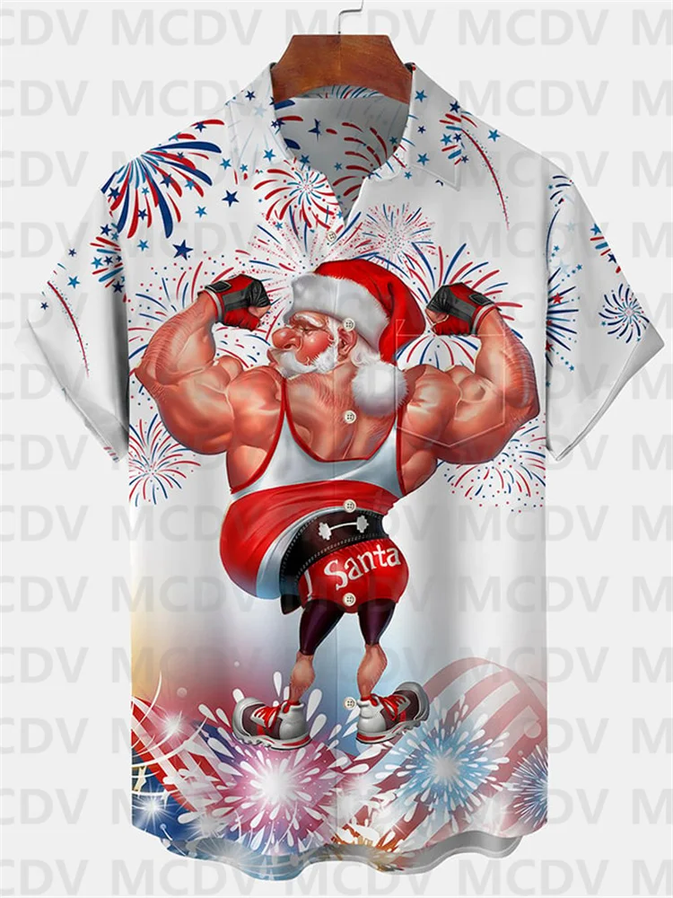 New Year Hawaiian Shirt For Men's Xmas Rock Christmas Beachwear Casual Santa Claus Guitar Print Button Clothes For Men Clothing
New Year Hawaiian Shirt For Men's Xmas Rock Christmas Beachwear Casual Santa Claus Guitar Print Button Clothes For Men Clothing
