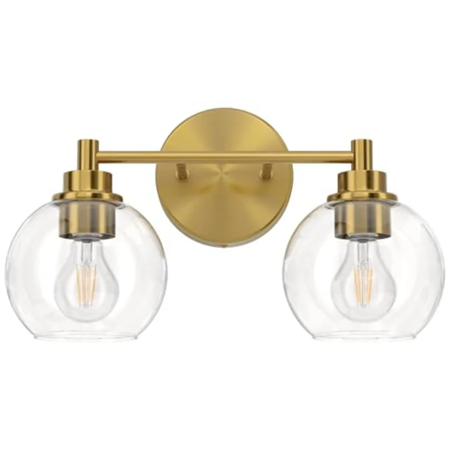 Bathroom Light Fixtures, Vanity Light with Globe Glass Shades E26 Sockets, Bathroom Lights Over Mirror for Bedroom Hallway Livi
Bathroom Light Fixtures, Vanity Light with Globe Glass Shades E26 Sockets, Bathroom Lights Over Mirror for Bedroom Hallway Livi