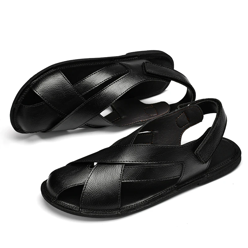 Summer New Men Business Baotou Sandals European American Style Breathable Leisure Large Fashion Driving Beach Sandals
Summer New Men Business Baotou Sandals European American Style Breathable Leisure Large Fashion Driving Beach Sandals