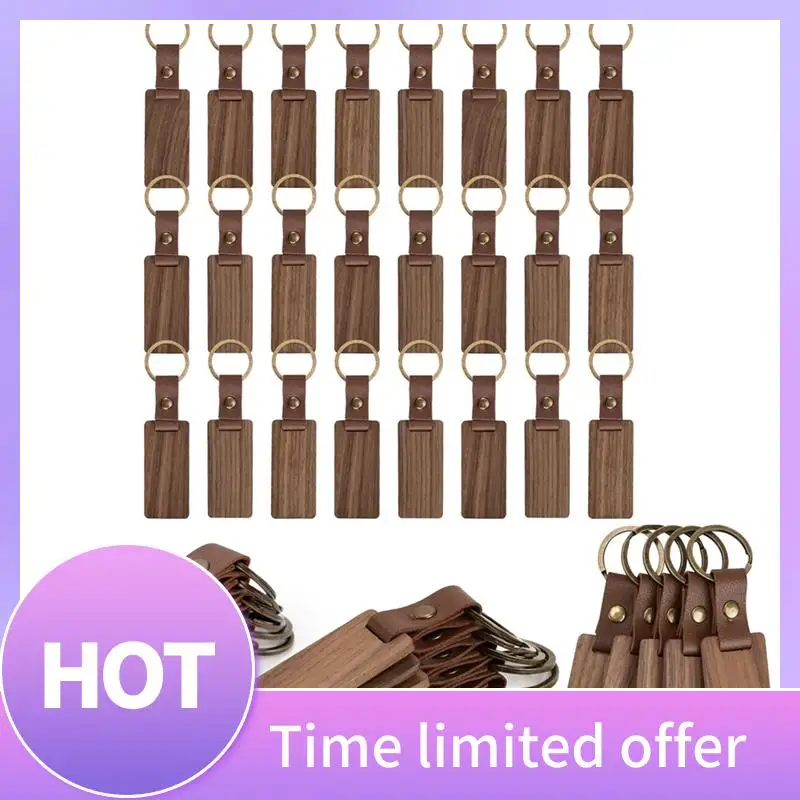 B69C 40 Pieces Wood Keychain Blanks With Leather Straps, Blank Leather Keychains For Engraving, For DIY Various Key Tags
B69C 40 Pieces Wood Keychain Blanks With Leather Straps, Blank Leather Keychains For Engraving, For DIY Various Key Tags