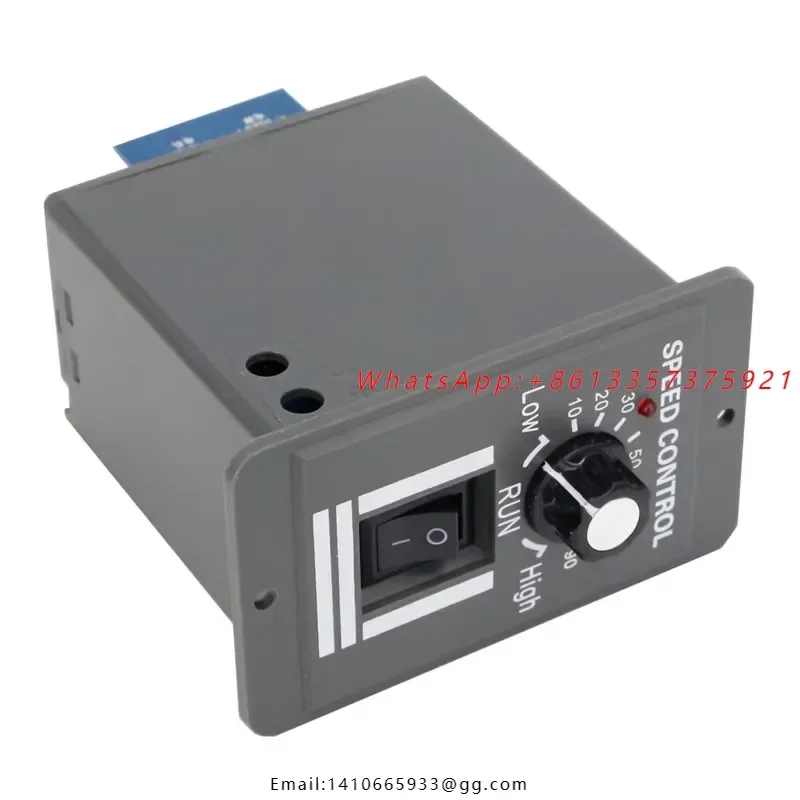 PMW DC Motor Governor DC9-60V 10A/20A/30A/40A Fan Motor Speed Controller Switch Stepless Speed Change Module X0510 X0520
PMW DC Motor Governor DC9-60V 10A/20A/30A/40A Fan Motor Speed Controller Switch Stepless Speed Change Module X0510 X0520