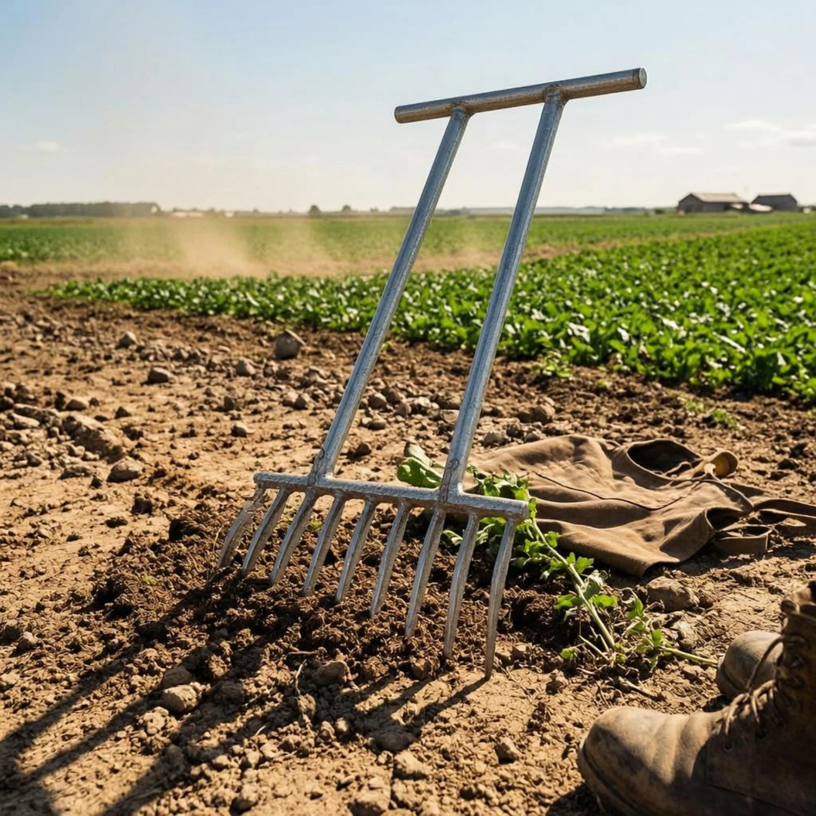 Garlic Digging Fork Pointed Tines Steel Digging Fork Heavy Duty Rust Resistant
Garlic Digging Fork Pointed Tines Steel Digging Fork Heavy Duty Rust Resistant