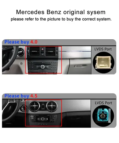 STWEI 2024 nuevo coche Multimedia inalámbrico Android AUTO CarPlay 10,25 pulgadas pantalla de 12,3 pulgadas para Mercedes Benz GLK X204 2010 2013 2015