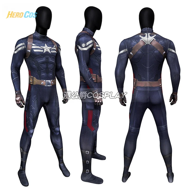 Captain America 2 Cosplay Costume Movie Tight Jumpsuit Party Uniform Hallowen Play Role Clothes Clothing HERO Cos
Captain America 2 Cosplay Costume Movie Tight Jumpsuit Party Uniform Hallowen Play Role Clothes Clothing HERO Cos