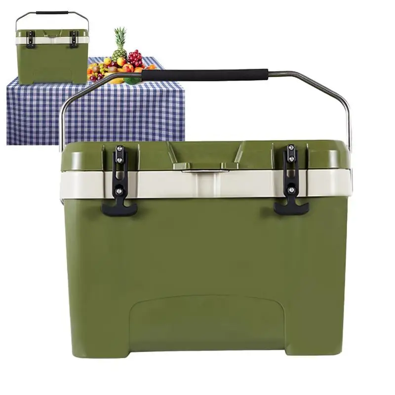 Insulated Ice Chest Insulated Chest Cooler For Outdoor 26L Impact-Resistant Travel Cooler Box For Camping Outdoor Self-Driving
Insulated Ice Chest Insulated Chest Cooler For Outdoor 26L Impact-Resistant Travel Cooler Box For Camping Outdoor Self-Driving
